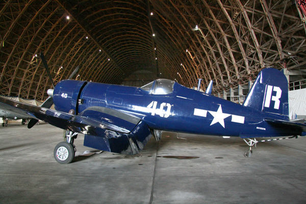 Chance Vought F4U Corsair (1940) at Tillamook Air Museum. Tillamook, OR.