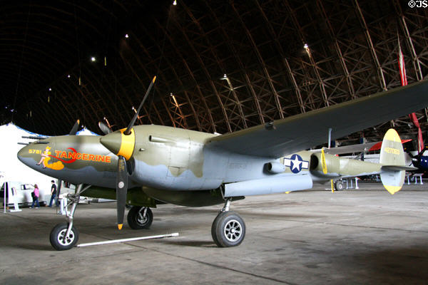 Lockheed P-38 Lightning (1944) at Tillamook Air Museum. Tillamook, OR.