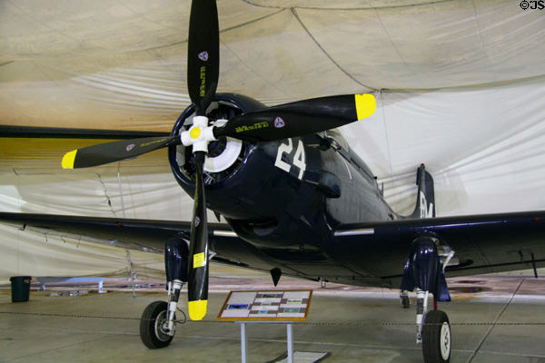 Douglas AD-4 Skyraider (1947) at Tillamook Air Museum. Tillamook, OR.