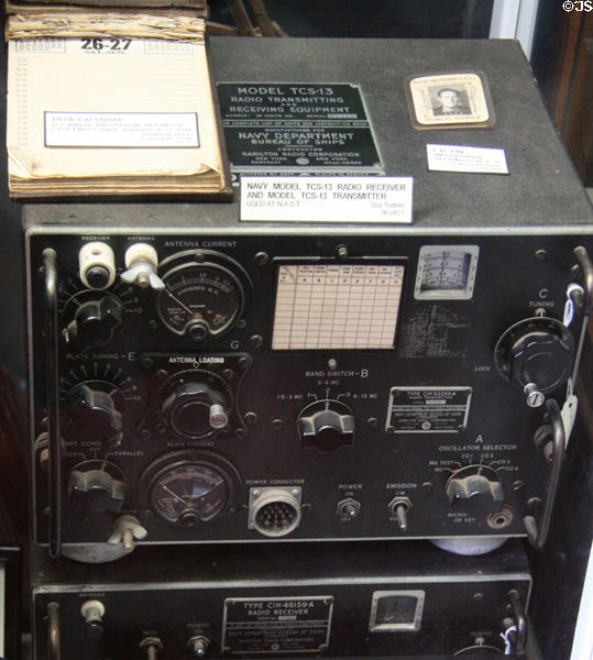 Radio transmitter as used by US Navy (N.A.S.T.) blimps at Tillamook Pioneer Museum. Tillamook, OR.