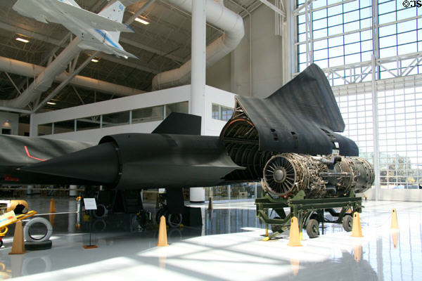 Tail & engine view of Lockheed SR-71A (1966) at Evergreen Aviation & Space Museum. OR.