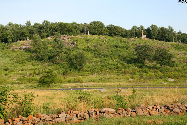 Little Round Top area of Gettysburg Battlefield. Gettysburg, PA.