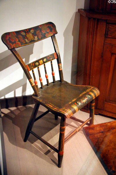 Chair from Meade's Headquarters at Gettysburg NPS Museum. Gettysburg, PA.