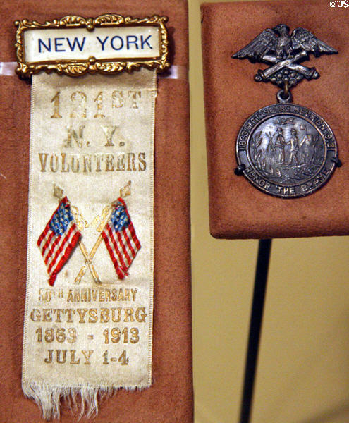 Gettysburg reunion souvenirs (1913) at NPS Museum. Gettysburg, PA.