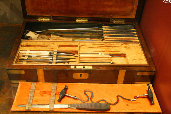 Civil War surgeon's medical chest at Gettysburg NPS Museum. Gettysburg, PA.