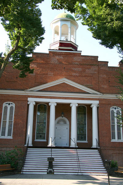 Christ Lutheran Church (former College Church) (1835) (44 Chambersburg St.). Gettysburg, PA. On National Register.
