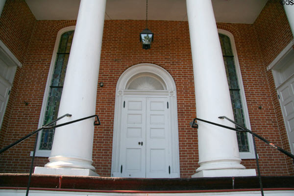 Entrance of Christ Lutheran Church. Gettysburg, PA.