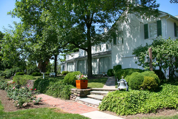 Eisenhower home on their farm near Gettysburg now run by National Park Service. Gettysburg, PA. On National Register.