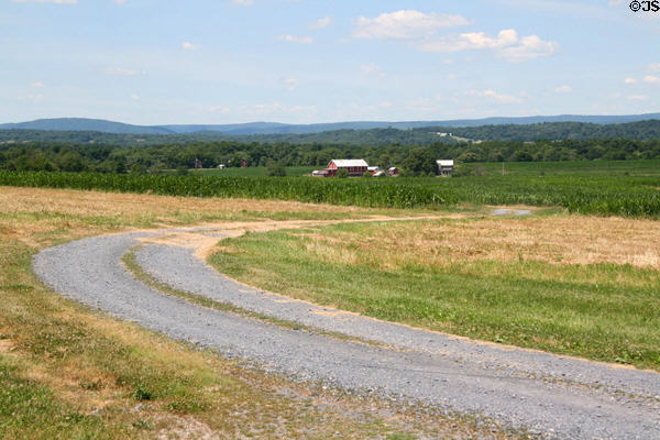 Landscape at Eisenhower National Historic Site. Gettysburg, PA.