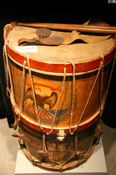 Union snare drums used at Gettysburg at Lee's Headquarters Museum. Gettysburg, PA.