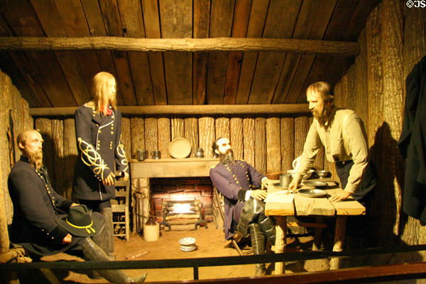 Northern military leaders, Custer, Sherman, Sheridan, Meade, at American Civil War Museum. Gettysburg, PA.