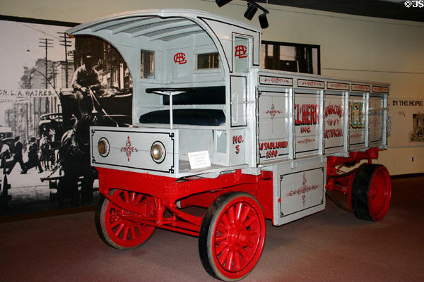 General Vehicle Company electric truck (1910) used until 1948 in Pennsylvania State Museum. Harrisburg, PA.
