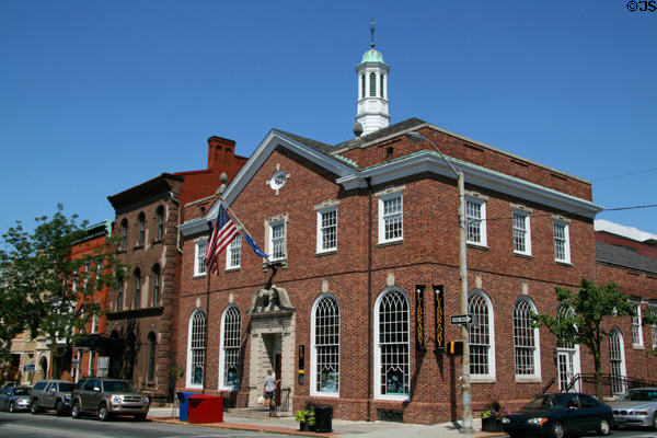 Martin Memorial Library (159 E. Market St.) to right of David E. Small house. York, PA.