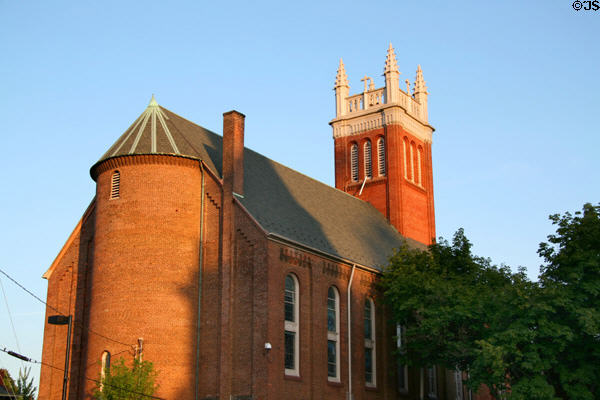 Heritage Romanesque-style church (133 E. Vine St.). Lancaster, PA.