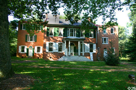 Wheatland (1828) home of President James Buchanan (1791-1868) (1120 Marietta Ave.). Lancaster, PA. On National Register.