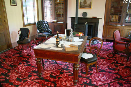 Buchanan's study at Wheatland. Lancaster, PA.