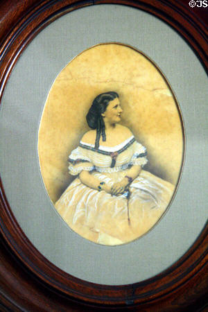 Portrait of Harriet Lane, niece of Buchanan who acted as his First Lady at Wheatland. Lancaster, PA.