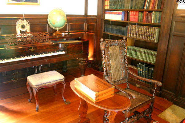 Library (1914) in house of Longwood Gardens. Kennett Square, PA.
