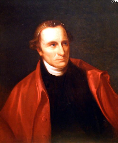 Portrait of Patrick Henry (1878) by unknown after Thomas Sully in National Portrait Gallery. Philadelphia, PA.