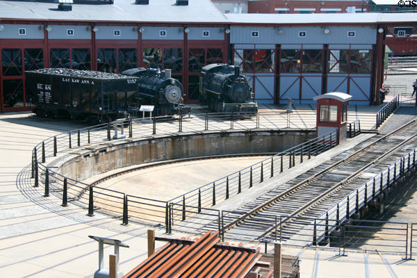 Turntable at Steamtown (150 S. Washington Ave.). Scranton, PA. On National Register.