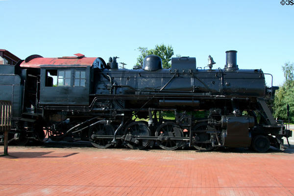 Illinois Central 2-8-0 steam locomotive 790 (1903) by American Locomotive Co. at Steamtown. Scranton, PA.