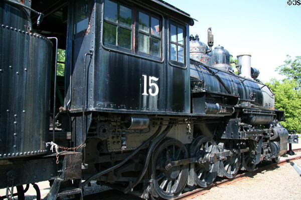 Rahway Valley 2-8-0 steam locomotive 15 (1903) by Baldwin Locomotive Works at Steamtown. Scranton, PA.
