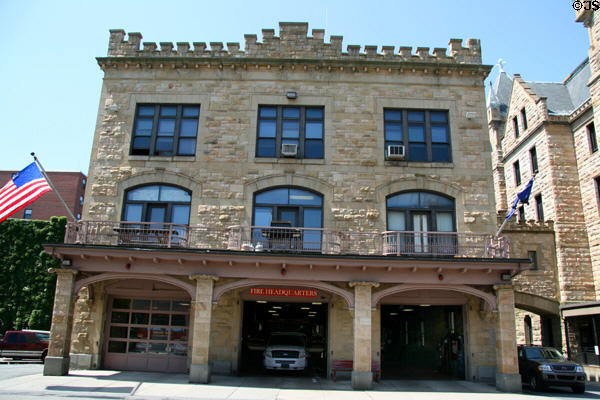 Scranton Fire Headquarters (518 Mulberry St.). Scranton, PA. Architect: Frederick Lord Brown. On National Register.