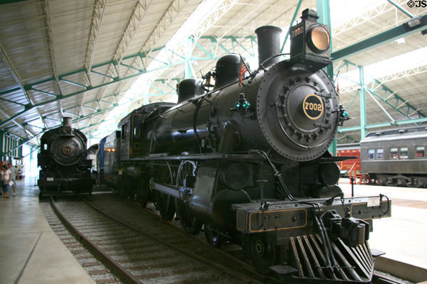 Steam locomotives #94 & #7002 at Railroad Museum of Pennsylvania. Strasburg, PA. On National Register.