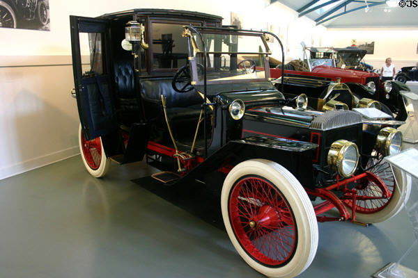 Daimler Landaulette (1912) of Warwickshire, England at Frick Mansion Auto Collection. Pittsburgh, PA.
