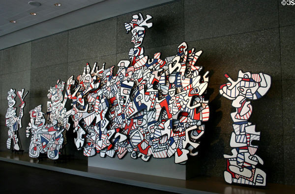 Free Exchange (1974) by Jean DuBuffet at Carnegie Museum of Art. Pittsburgh, PA.