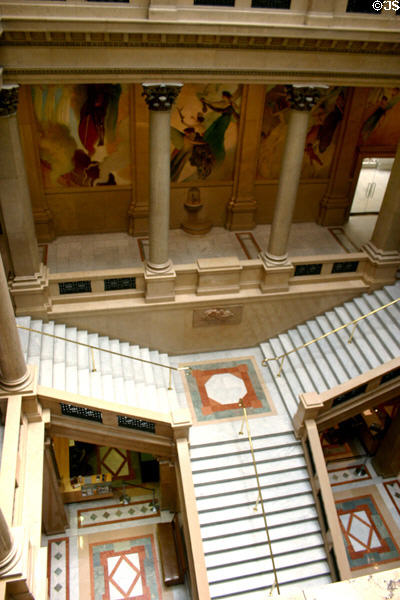 Stairwell of Carnegie Museum. Pittsburgh, PA.