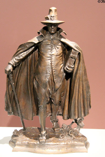 The Puritan bronze statue (1883-6, cast 1899) by Augustus Saint-Gaudens at Carnegie Museum of Art. Pittsburgh, PA.