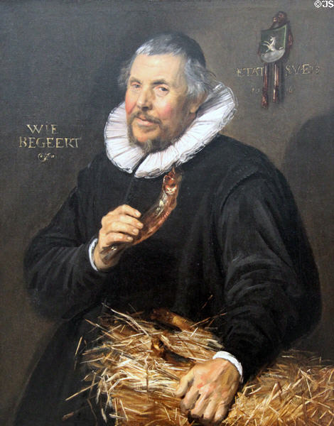 Pieter Cornelisz van der Morsch portrait (1616) by Frans Hals at Carnegie Museum of Art. Pittsburgh, PA.