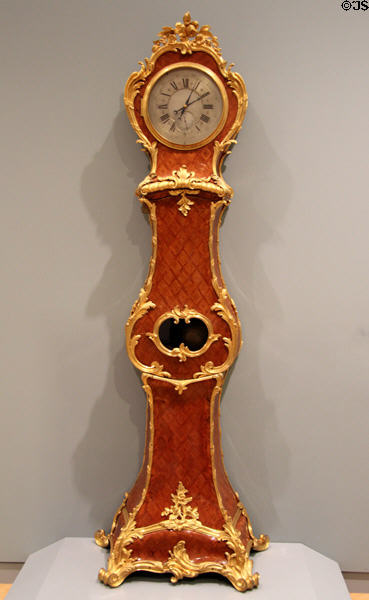 Long case clock (c1750) by Joseph de Saint-Germain of Paris at Carnegie Museum of Art. Pittsburgh, PA.