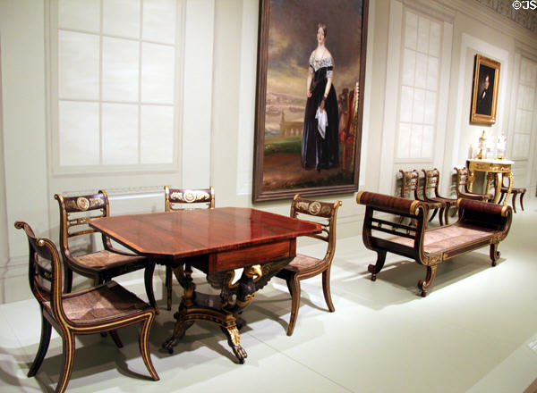 Table (c1820) from New York City at Carnegie Museum of Art. Pittsburgh, PA.