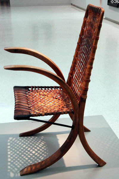 Chair (c1939) by Wharton Esherick of USA at Carnegie Museum of Art. Pittsburgh, PA.