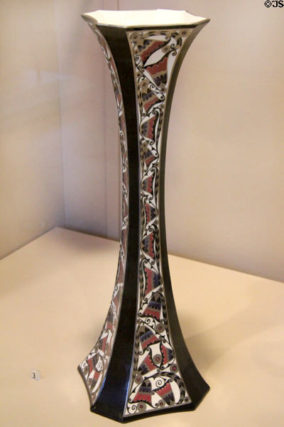 Earthenware vase (c1912) by Koloman Moser of Austria at Carnegie Museum of Art. Pittsburgh, PA.