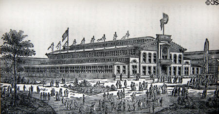 Shoe & Leather Building at Centennial Exposition. Philadelphia, PA.