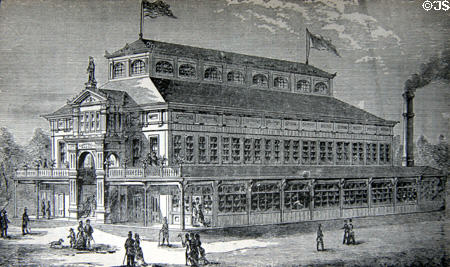 Campbell Press Company Building at Centennial Exposition. Philadelphia, PA.