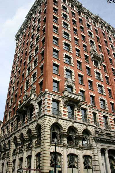 Federal Reserve [aka Union Trust] Building (1901) (12 floors) (60 Dorance St.). Providence, RI. Architect: Stone, Carpenter, & Willson. On National Register.