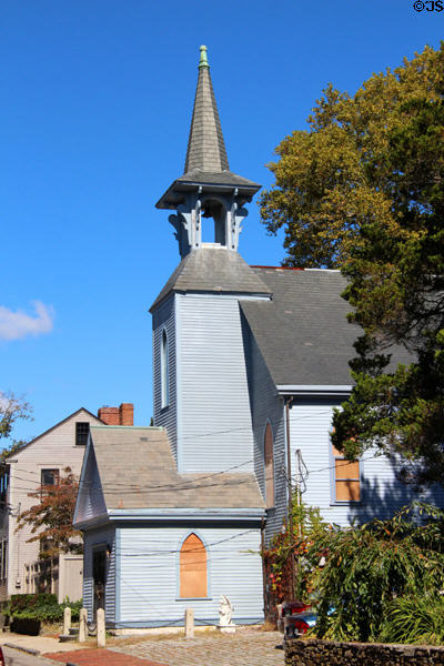 Swedish Evangelist Lutheran Zion Church (1896) (6 Corné St.). Newport, RI. Style: Gothic Revival.