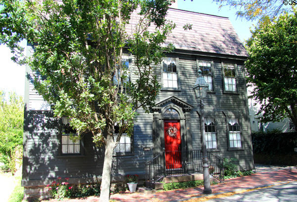 Daniel Vaughn House (c1786) (44 Pelham St.). Newport, RI. On National Register.