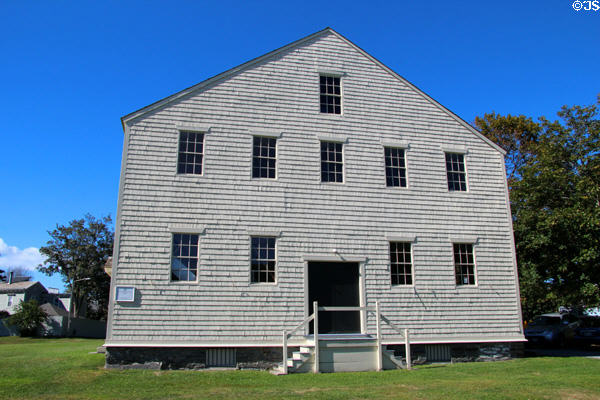 Great Friends Meeting House (1699) (Marlborough St.) restored to 1807 appearance. Newport, RI.