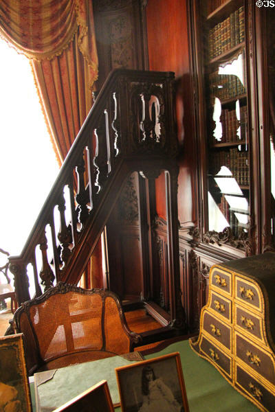 Library ladder at Marble House. Newport, RI.