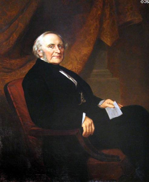 Portrait of George Peabody Wetmore, Esq. at Chateau-sur-Mer. Newport, RI.