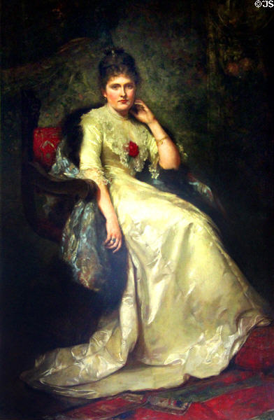 Maud Howe (Elliott) portrait (1877) by Benjamin Curtis Porter at Newport Art Museum. Newport, RI.