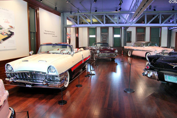 Cars of 1950s at Audrain Automobile Museum. Newport, RI.