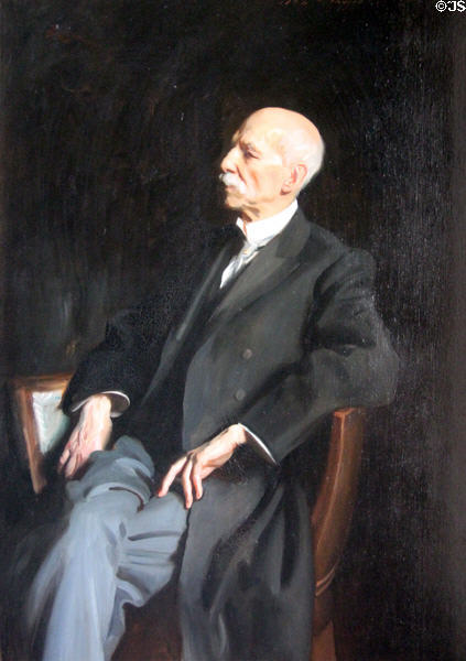 Portrait of Manuel García (1905) by John Singer Sargent at RISD Museum. Providence, RI.