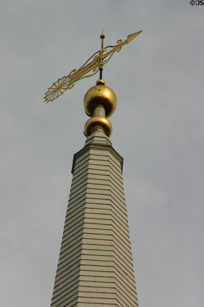First Baptist Meeting House spire weather vane. Providence, RI.