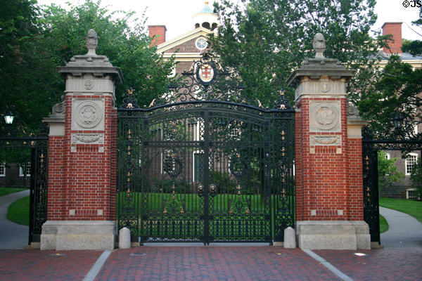 Brown University Van Wickle Gates (1901). Providence, RI.
